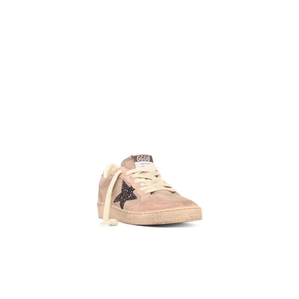 Golden Goose 'Ball Star' Camellia Pink Suede Sneakers Women - Picture 2 of 3